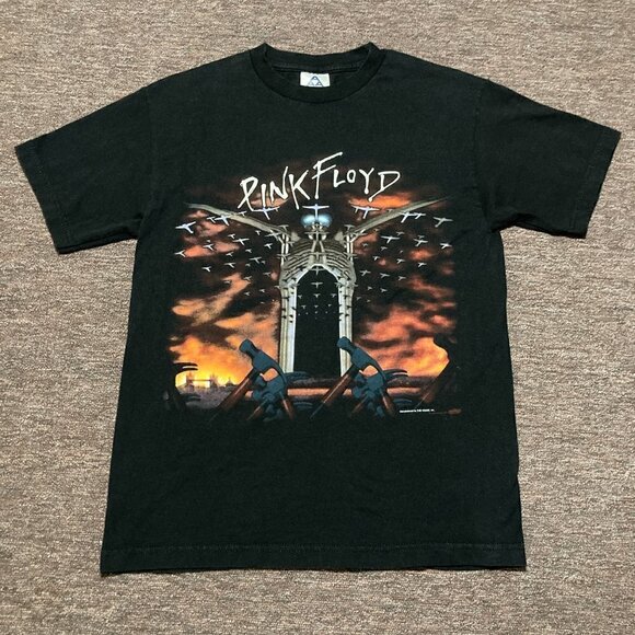 Other - Vintage Pink Floyd The Wall Album T-Shirt Winterland Size Medium Black